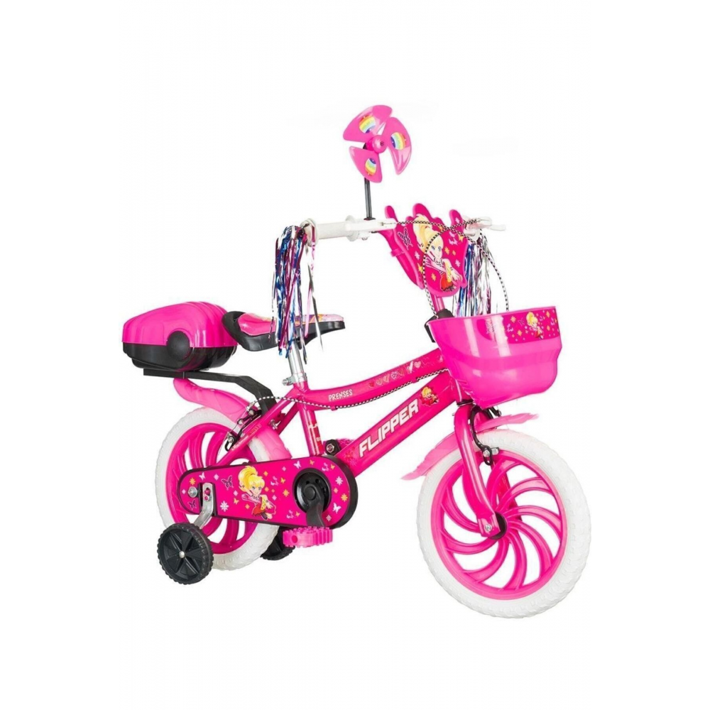 Group Pembe 15 Jant 4 Tekerlekli Çocuk Bisikletli