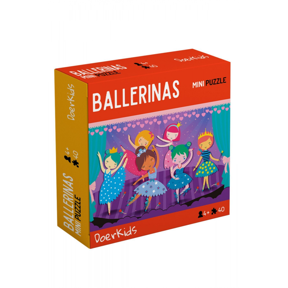 Bale Gösterisi Sanatsal Mini Puzzle| 3-7 Yaş - 40 Parça