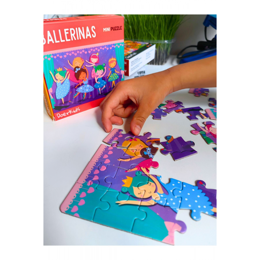 Bale Gösterisi Sanatsal Mini Puzzle| 3-7 Yaş - 40 Parça