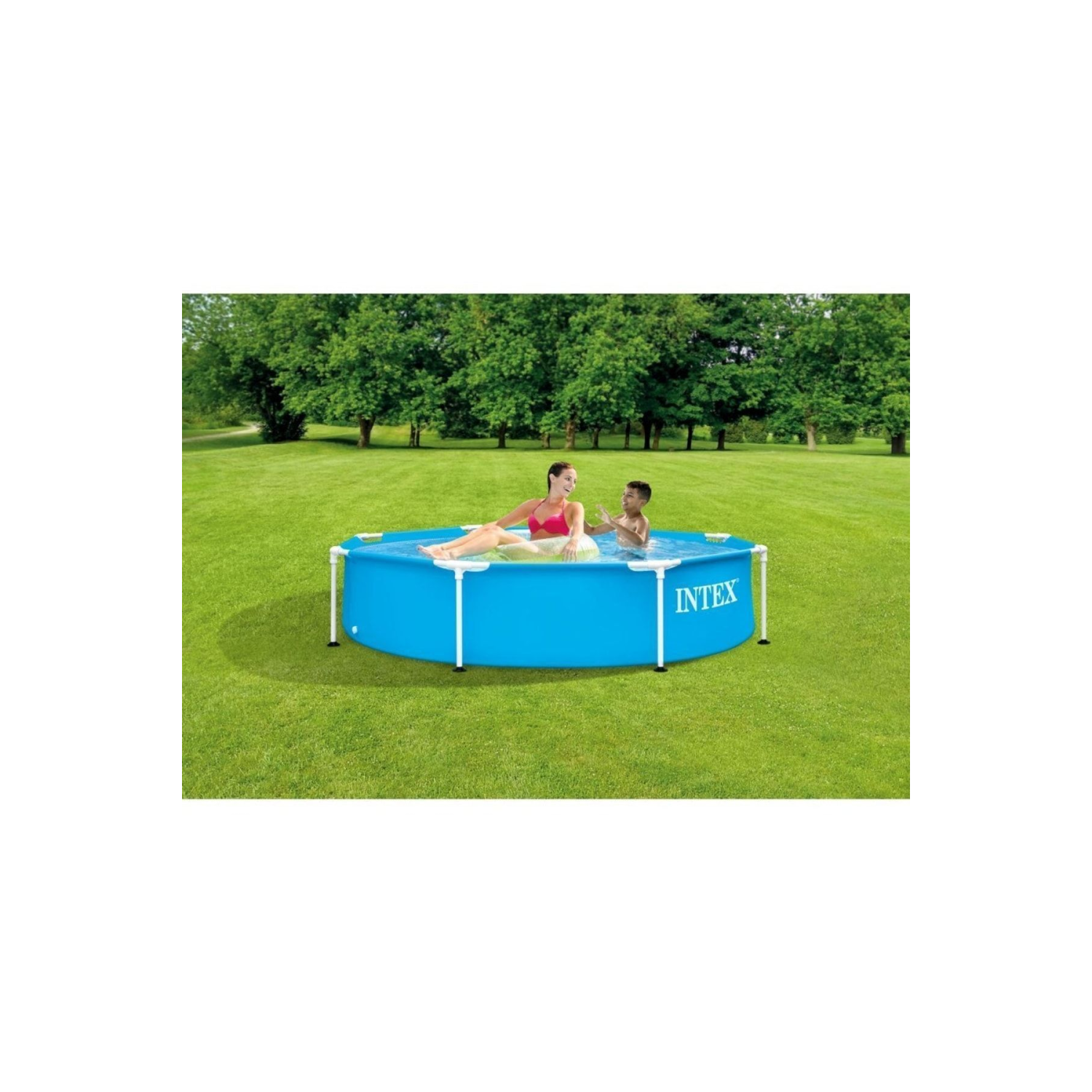 Prefabrik Büyük Aile Havuzu 244x51 Cm Yuvarlak Ih28205