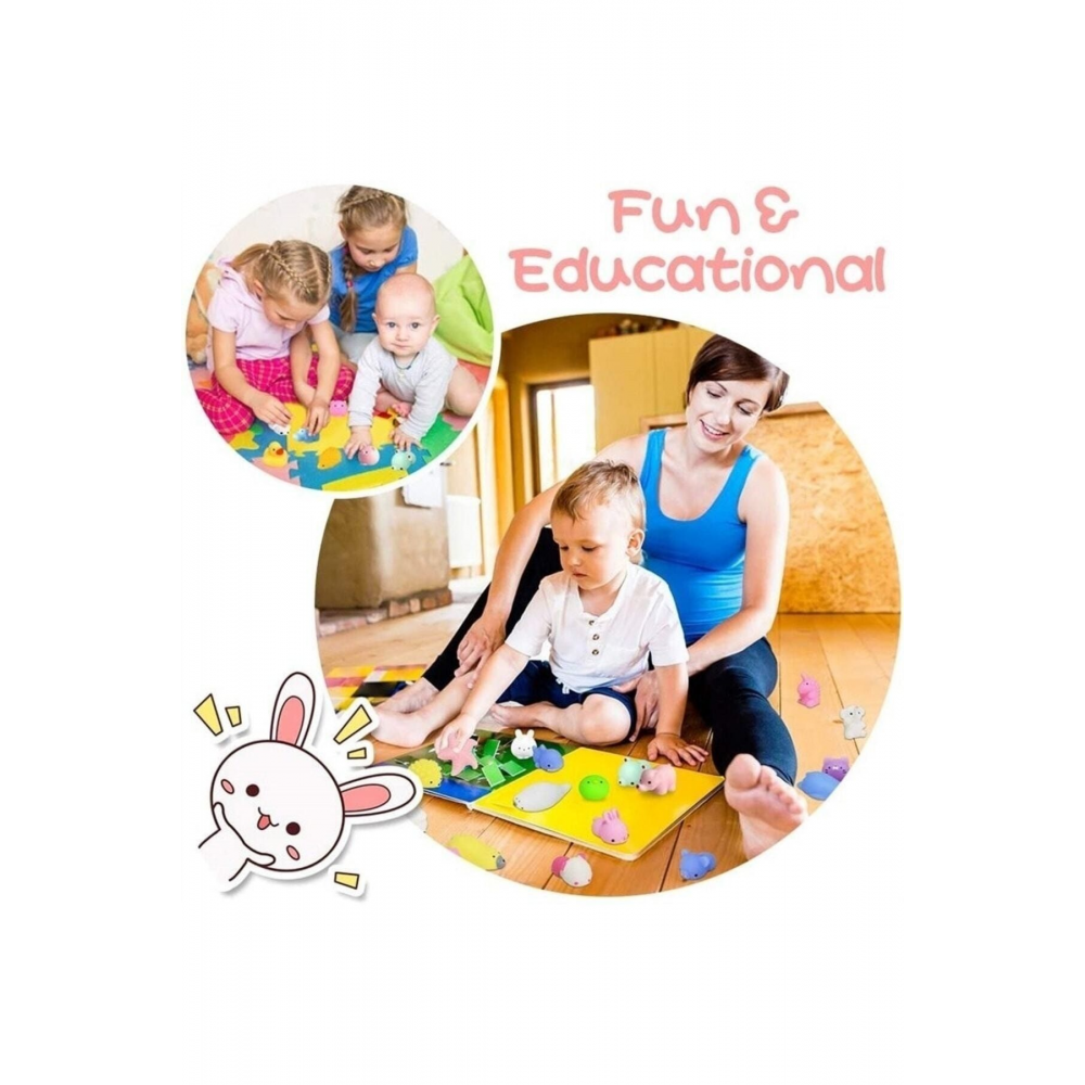 5 Adet Hayvan Sukuşi Sevimli Stres Çocuk Okul Hediye Squishy Hayvan Oyuncak