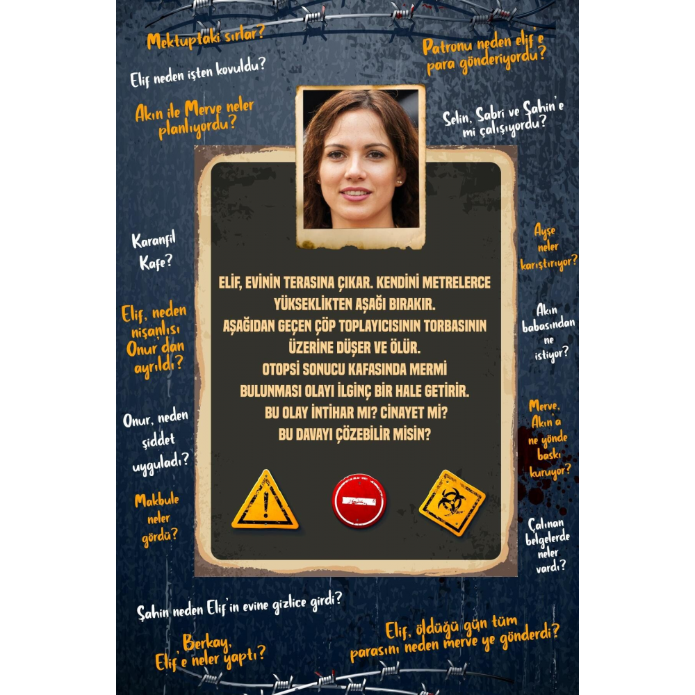 Dedektiflik Suç Çözümleme Zeka ve Dikkat Geliştirici Dedektif Oyunu Gizem Bulmaca Kutu Oyunları Suç?