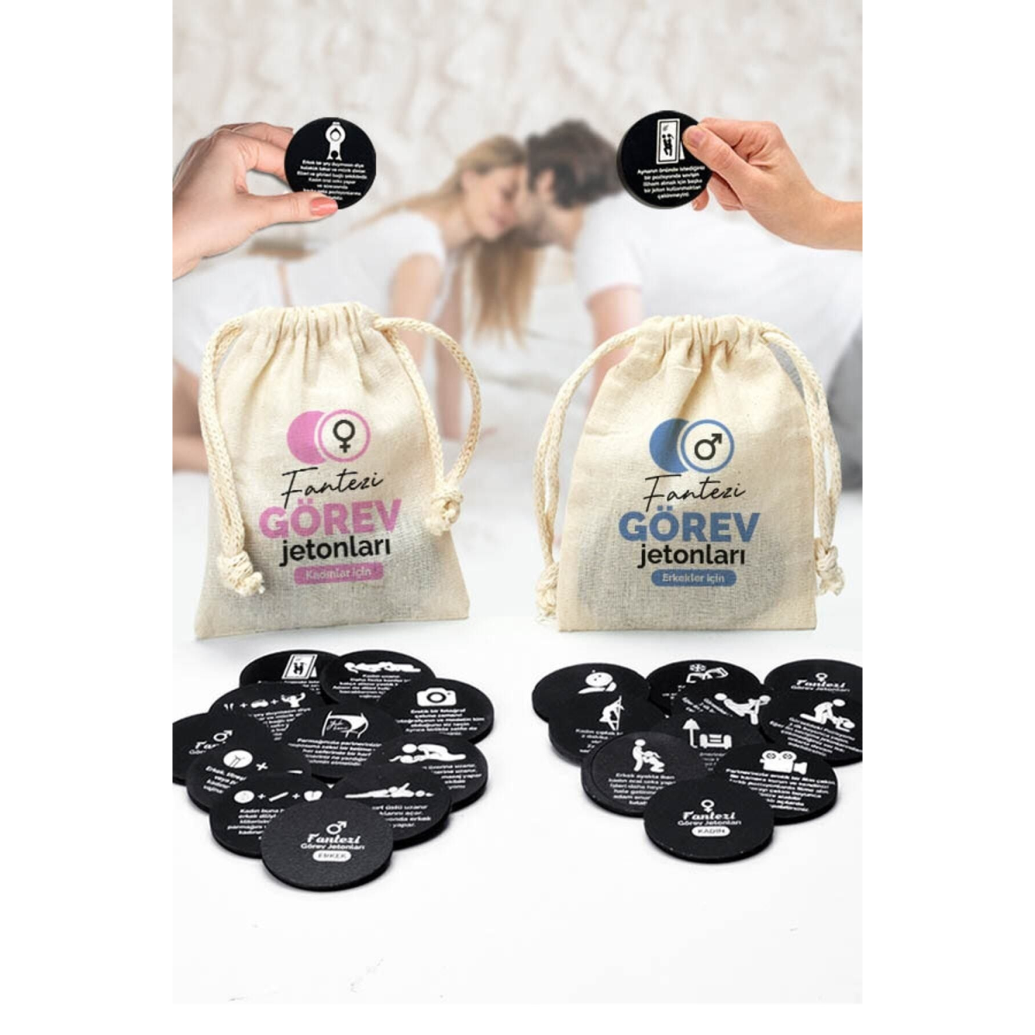 Fantezi Görevli Erotik Jetonlar
