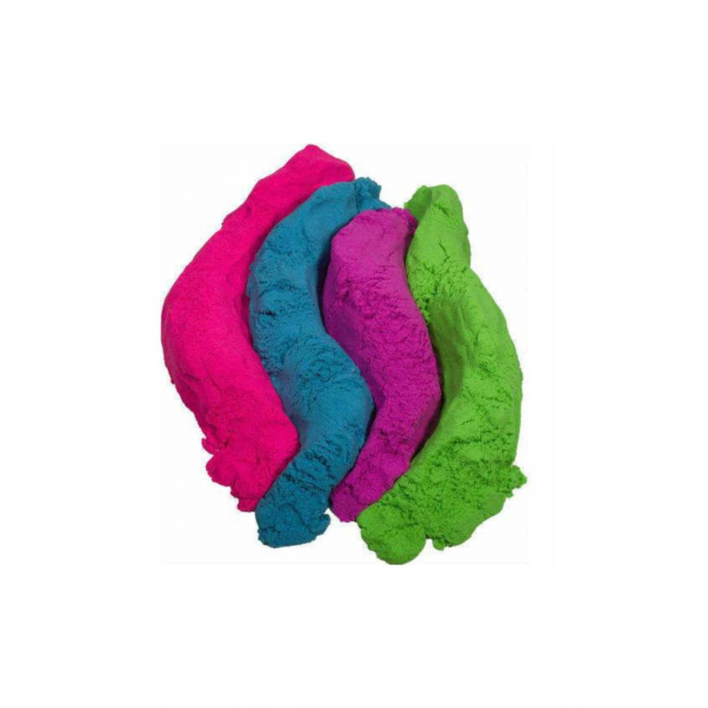 Kinetik Kum, 4 Renk 1 kg, Oyun Kumu, Oyun Kalıpları Hediye