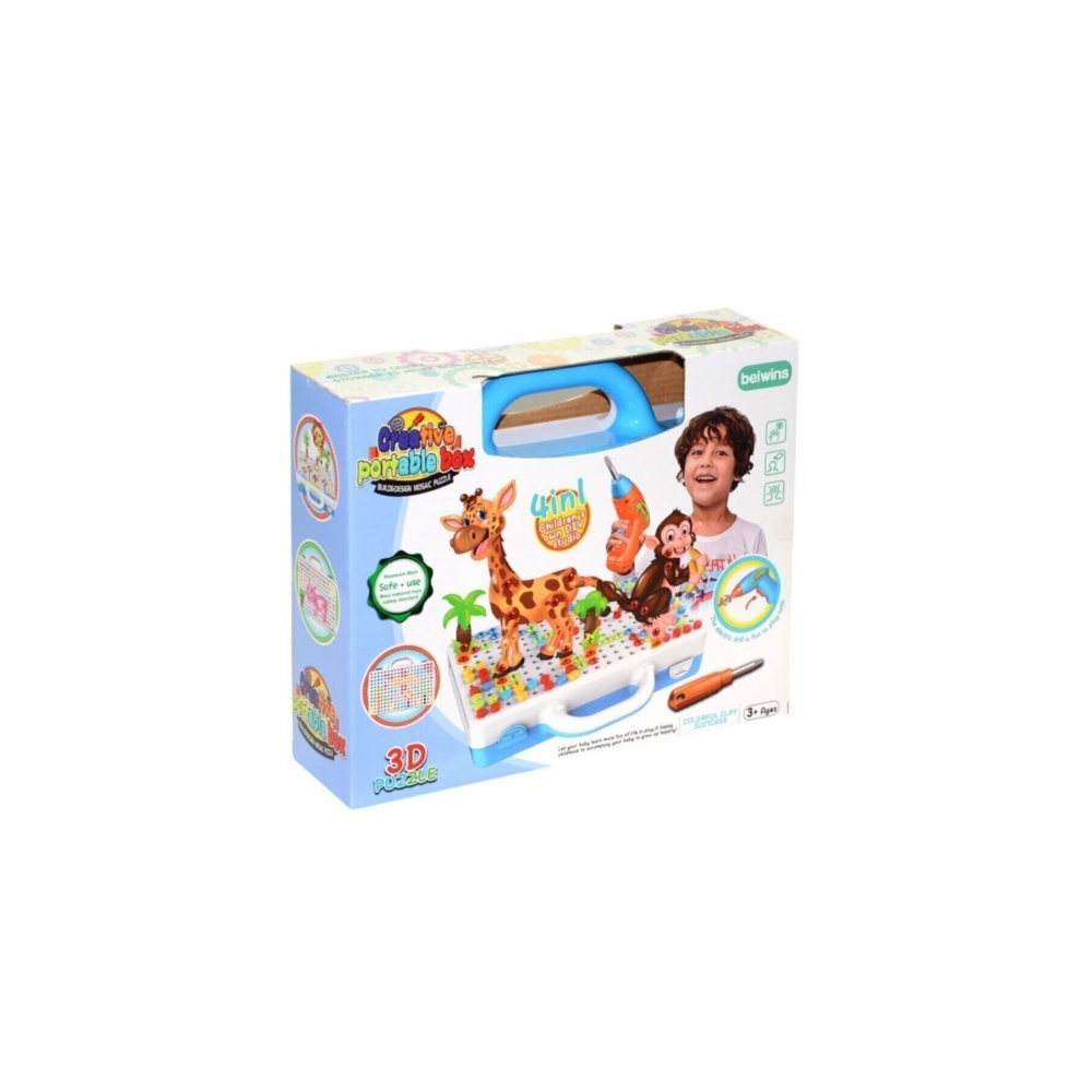 3d Matkaplı 239 Parça Creative Puzzle 11b Mozaik Puzzle Çantalı Eğitici 239 Parça