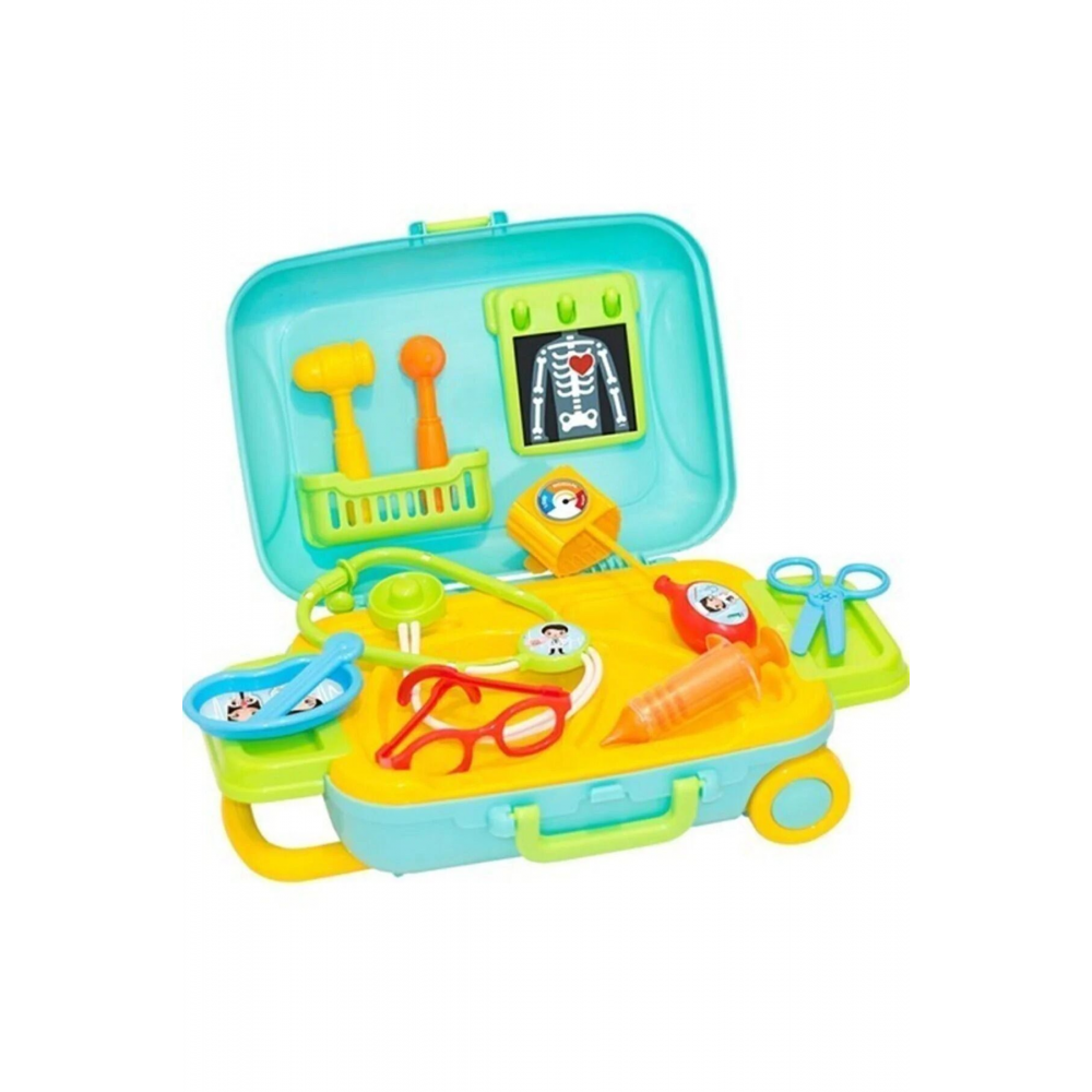 Çocuk Eğitici Oyuncak Doktor Set Bavulum