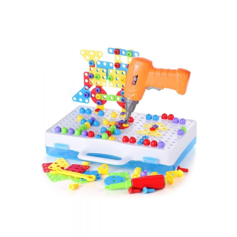 Matkaplı 3d Yaratıcı Tamir Seti Puzzle Eğitici