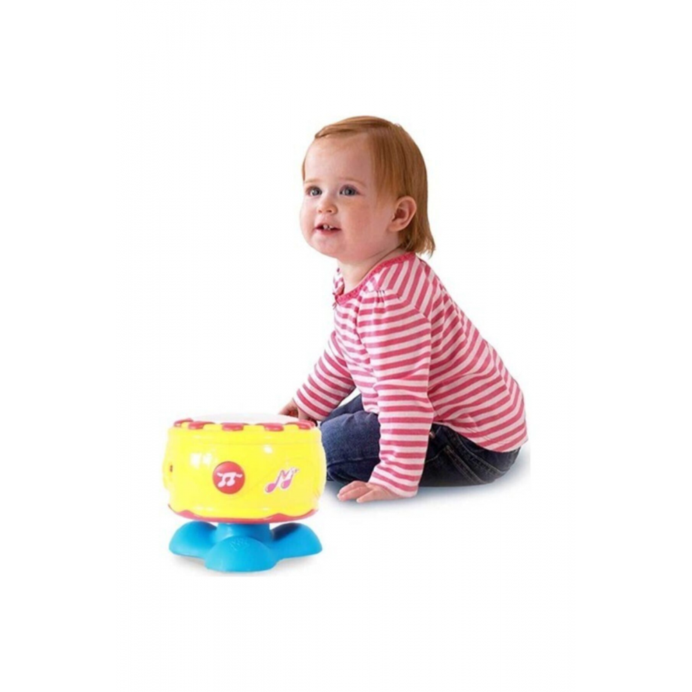 Müzikli Ve Işıklı Kaya Davul Kaliteli Orijinal Eğlenceli Davul