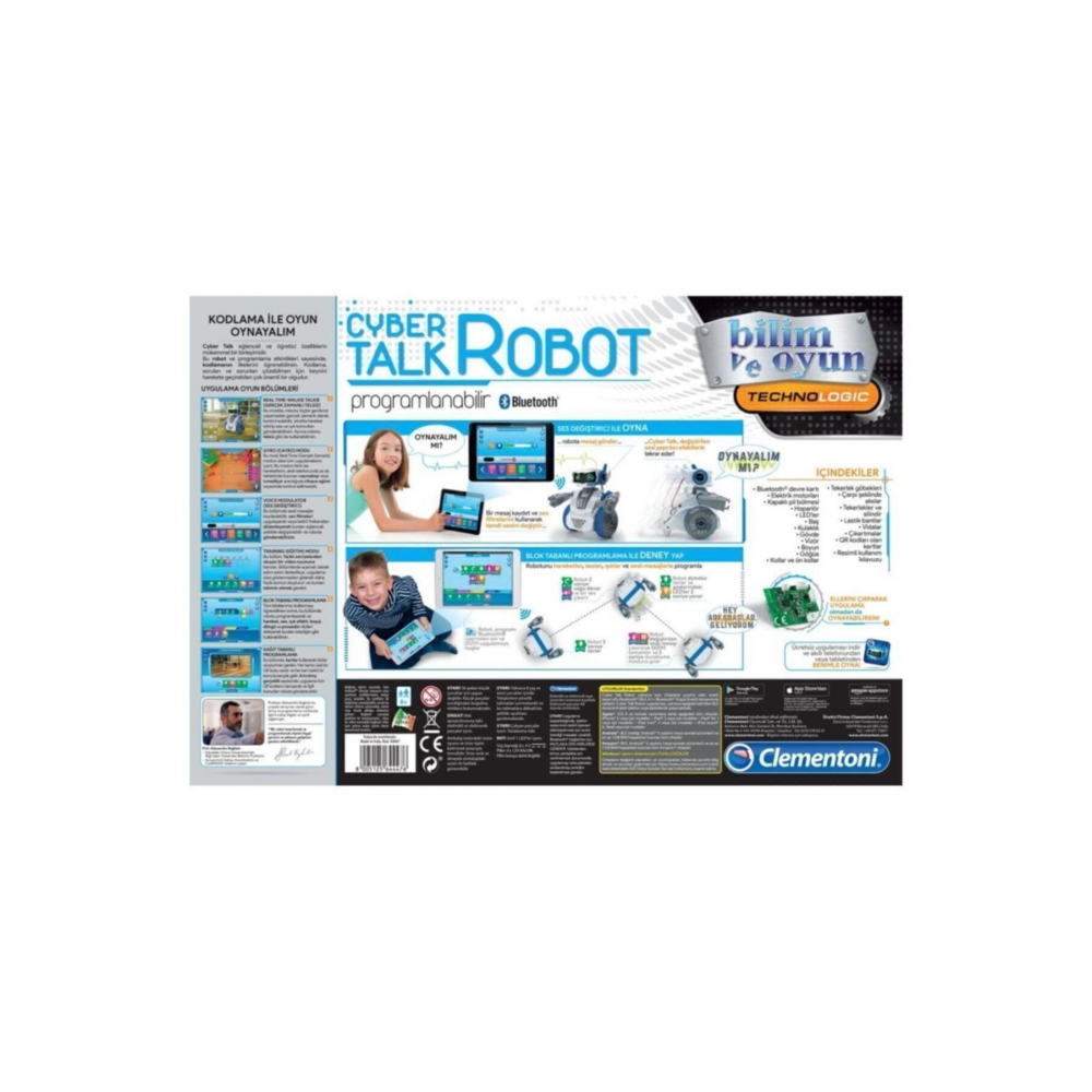 64447 Cyber Talk Robot - Robotik Laboratuvarı 8 Yaş