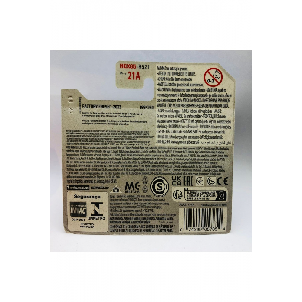 Yeni - New Porsche 911 Gt3 Black Mini Araba 1:64 Ölçek Hotwheels Marka 10/10