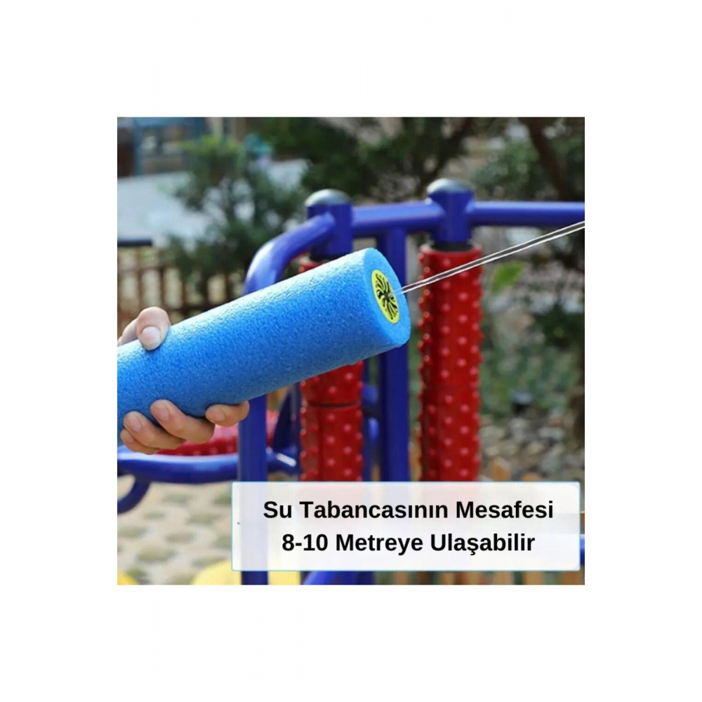 Havuz Oyuncağı Süngerli Pompalı Köpük Su Tabancası Su Pompası 1 Adet