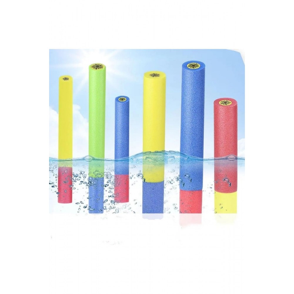 Havuz Oyuncağı Süngerli Pompalı Köpük Su Tabancası Su Pompası 1 Adet