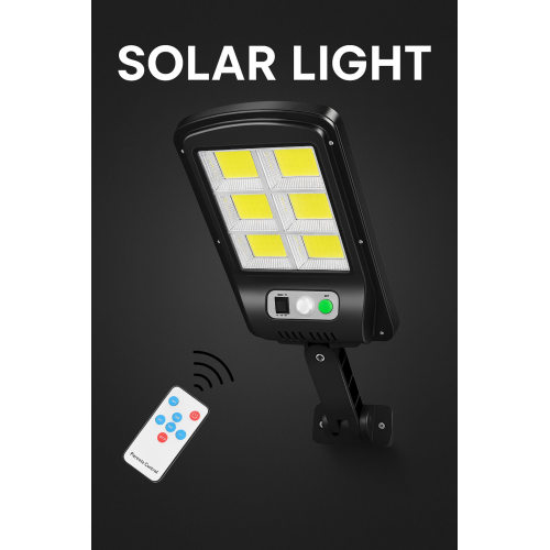 Solar Güneş Enerjili Led Bahçe Aydınlatması 120 Ledli 3 Modlu Hareket Sensörlü Su Geçirmez Lambası