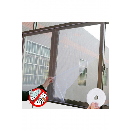 Tüm Cam Pencere Kapılara Uyumlu Çift Kanat Pencere Sinekliği