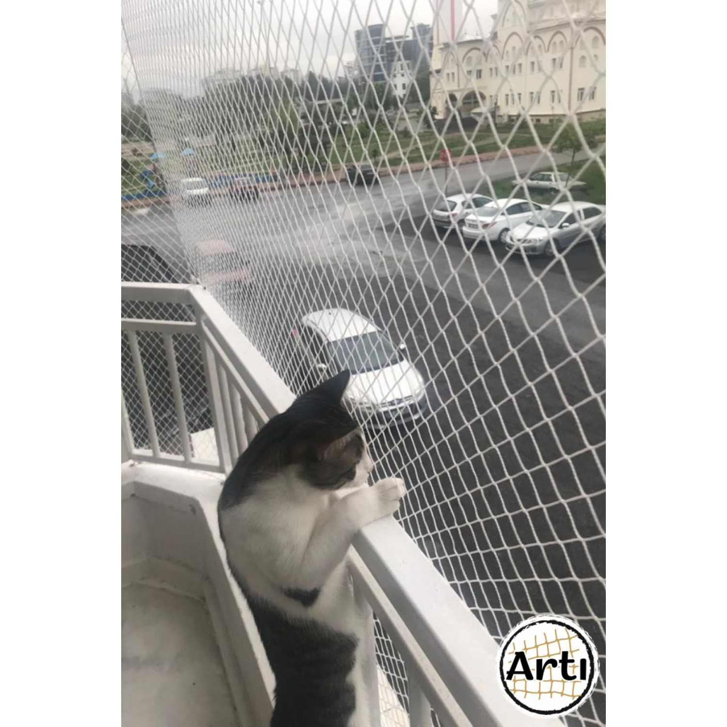 2,5x6 Mt Balkon Kuş Pencere Kedi Filesi Ağı Koruma Önleme