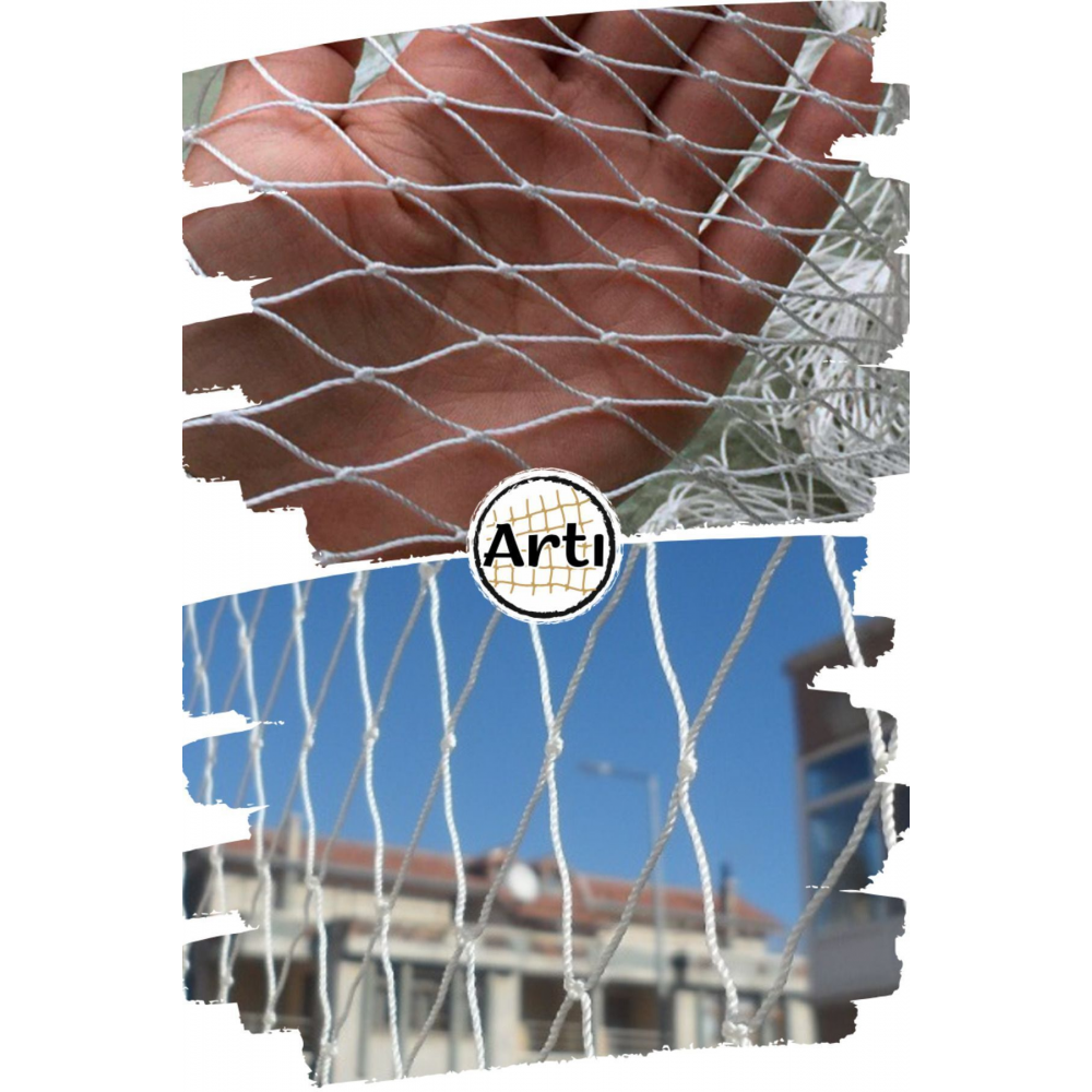 2,5x6 Mt Balkon Kuş Pencere Kedi Filesi Ağı Koruma Önleme