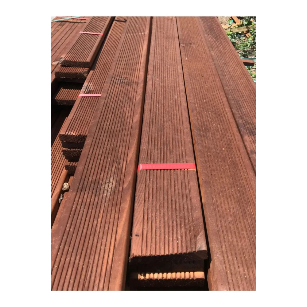 Ahşap Deck Kahverengi Zemin Döşeme 200 Cm 5 Adet