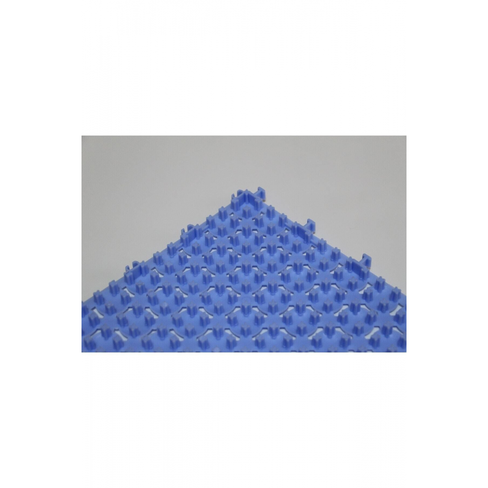 Mavi Ortopedik Plastik Yer Karosu Zemin Döşemesi Yer Izgarası 33x33cm (1 Adet)