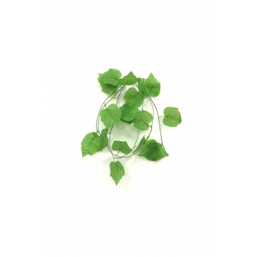Dekoratif Yeşil Yapraklı Yapay Sarmaşık Üçgen Yaprak Asma Yaprağı