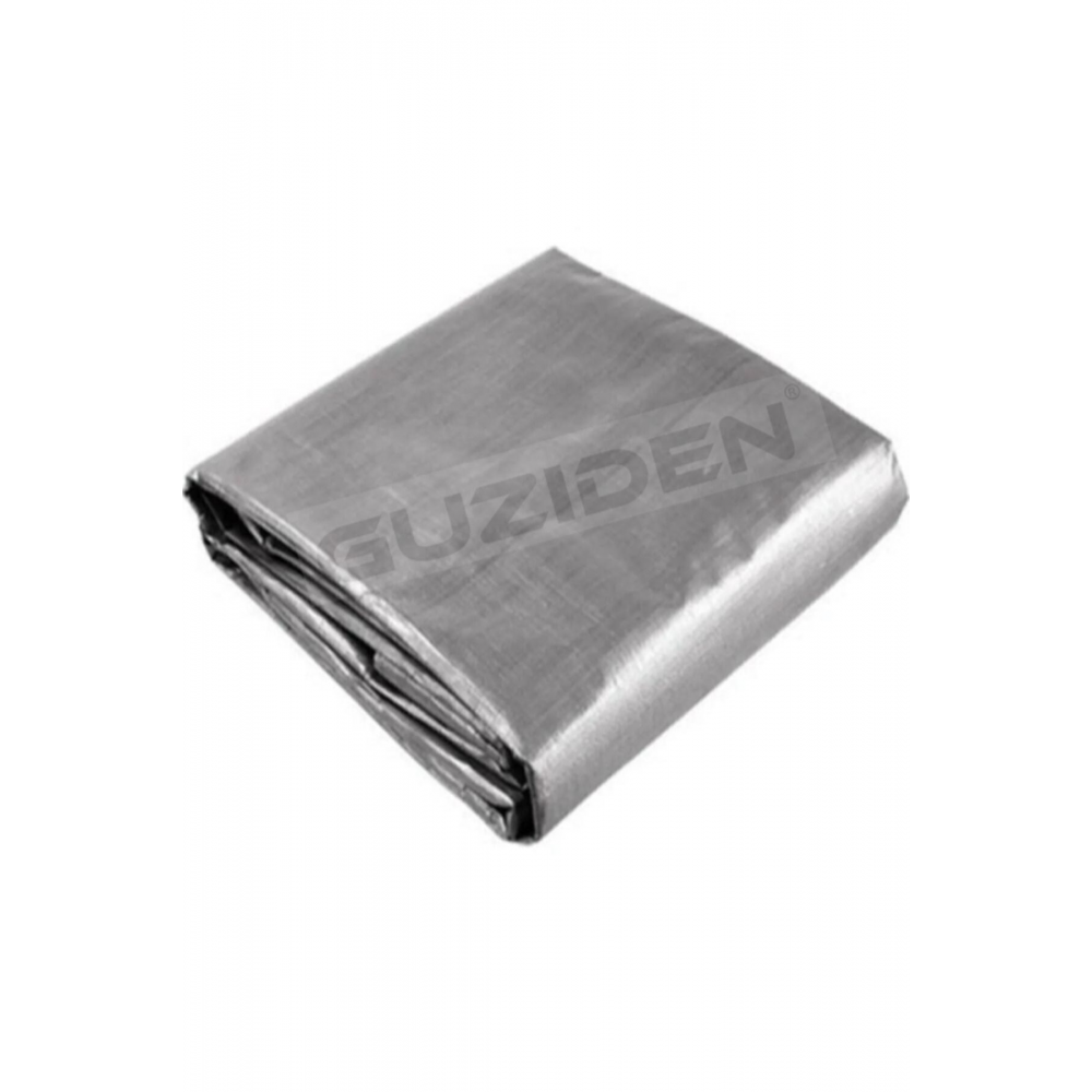 4m X 70cm Gri Renk Polyester Balkon Demiri Brandası Su Geçirmez 1.sınıf 650gr/m2