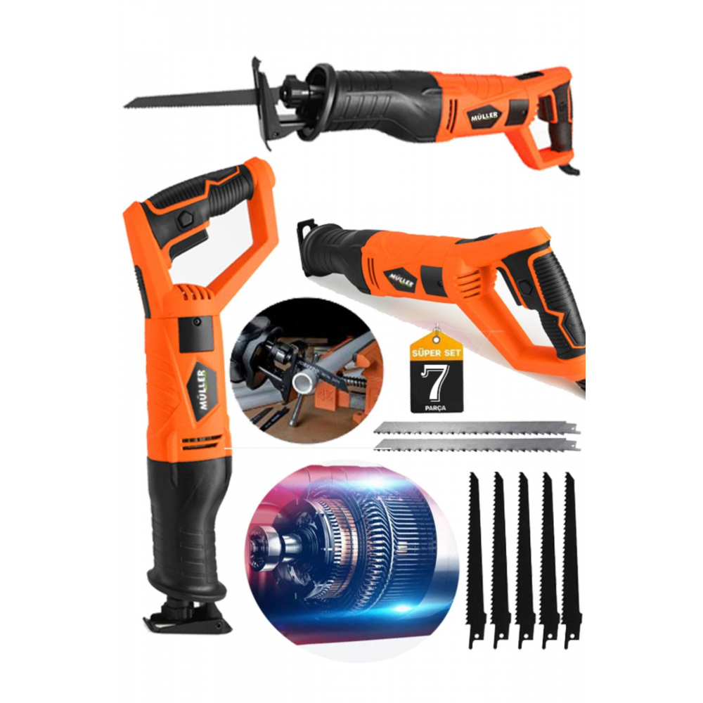 Alman 9900 Wat 6 Kademe Devir Ayarli Bakir Sargili Kemik Kesme Tilki Kuyruğu Makinesi 7 Bıçak