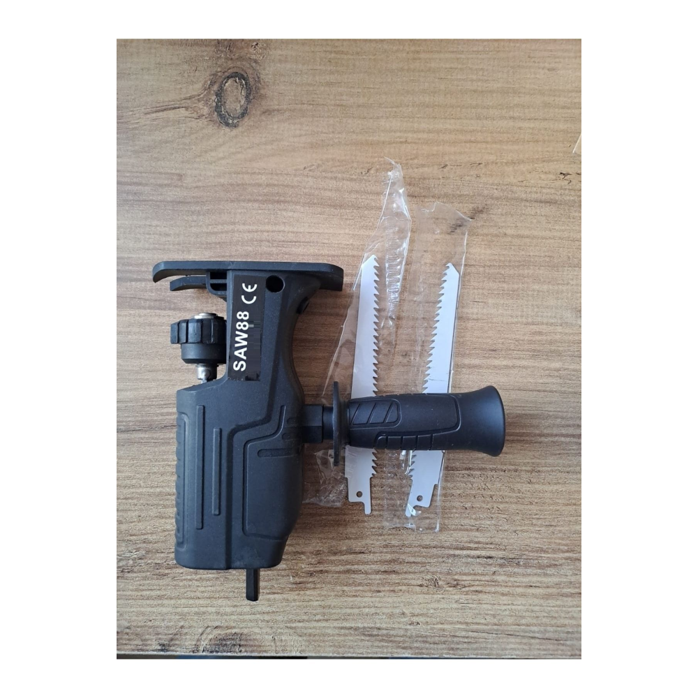 Tilki Kuyruğu Testere Dönüştürücü Şarjlı Elektrikli Matkap Için Taşınabilir Ahşap Testere Adaptörü