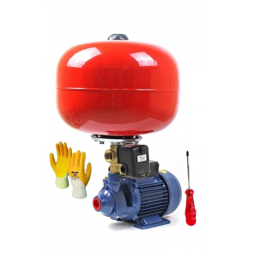 100% Bakır Qb Dkm60 24 Lt Tank 1 Hp Santrifüj Otomatik Hidrofor Pompa Paket 0.75 Kw 35mt Dike Atar