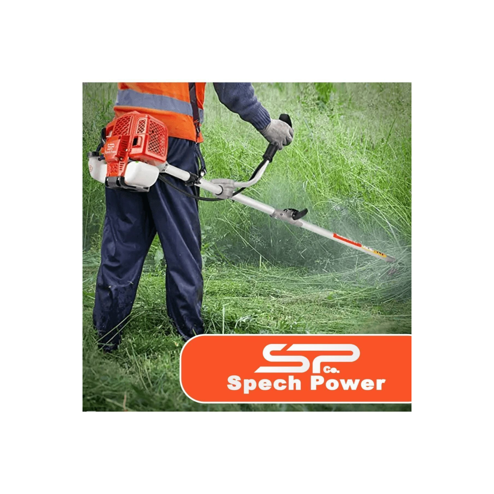 Spech Power U.s.a 20hp-x Tam Profesyonel Bronz Piston Benzinli Ot Çalı Çim Biçme Makinası Yan Tırpan