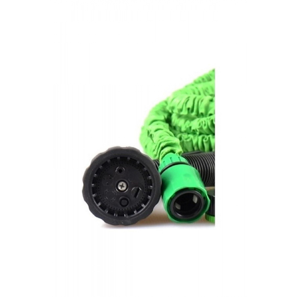 Magic Hose Sulama Tabancalı Uzayan Hortum 15 Metre Yeşil