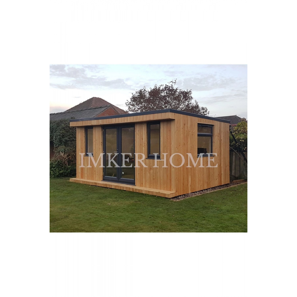 15m2 Ahşap Ev Bungalov Kulübe Bağ Evi Prefabrik Kış Bahçesi Mobil Ofis Bahçe Ardiye Kömürlük