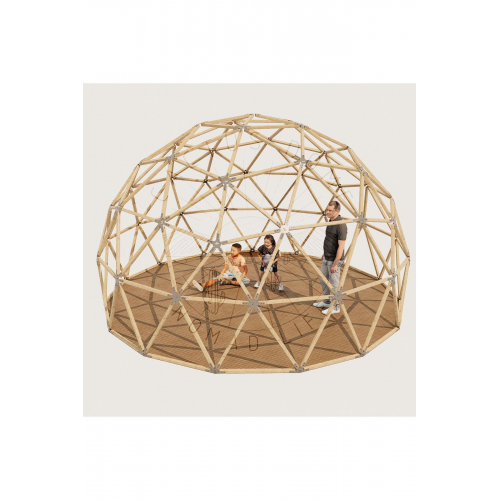 Cactus Dome Jeodezik Kubbe/geodesic Dome Bağlantı Parçaları Metalik Gri (61 ADET) - 3v 5/9 Düz Taban