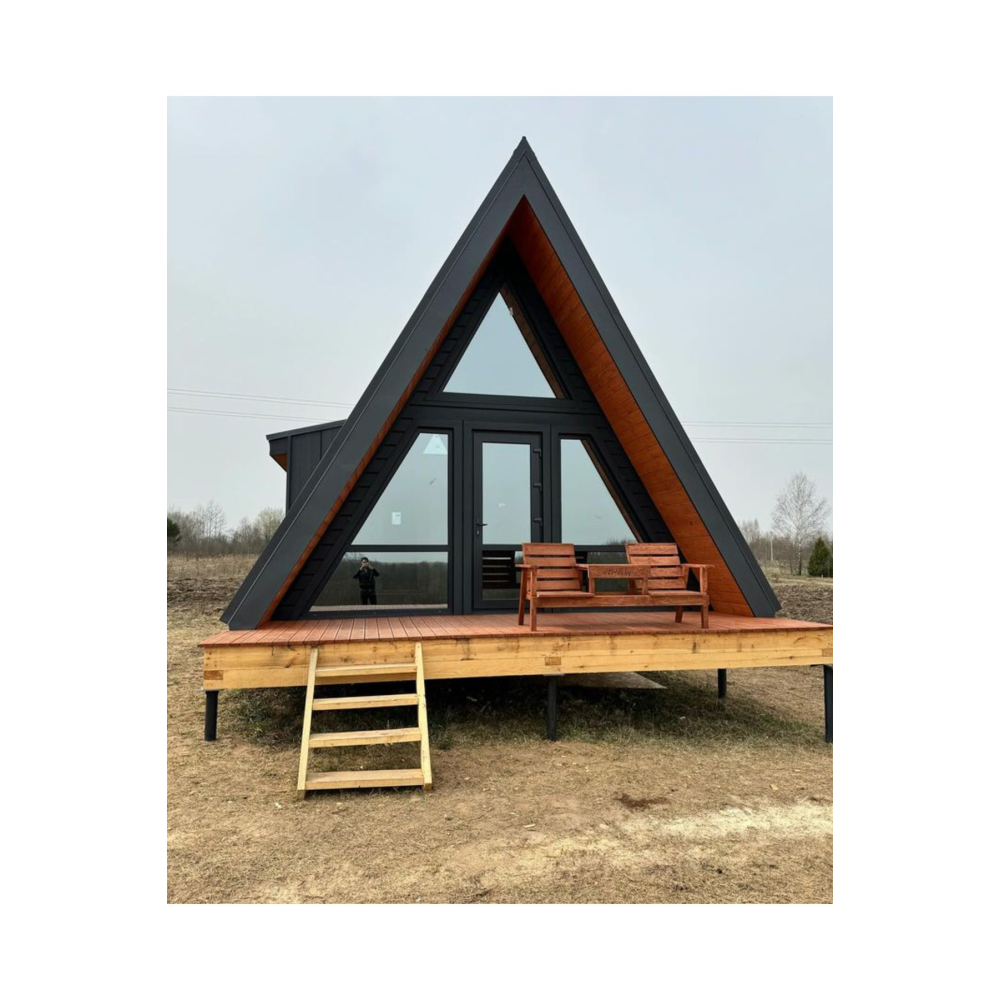 Modern ve Şık A-Frame Tiny House Bungalov