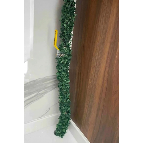 7.5 Metre Tel Yaprak Doğalgaz Borusu Süsü Şerit Yapay Taç Sarmaşık Çiçek Süs