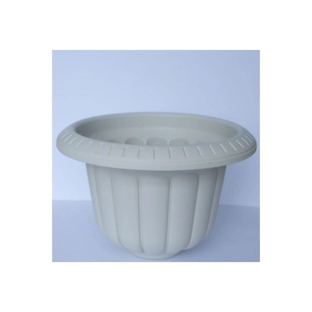 Nergis Saksı Dekoratif Kırık Beyaz Renk 9,8 Lt Kırık Beyaz