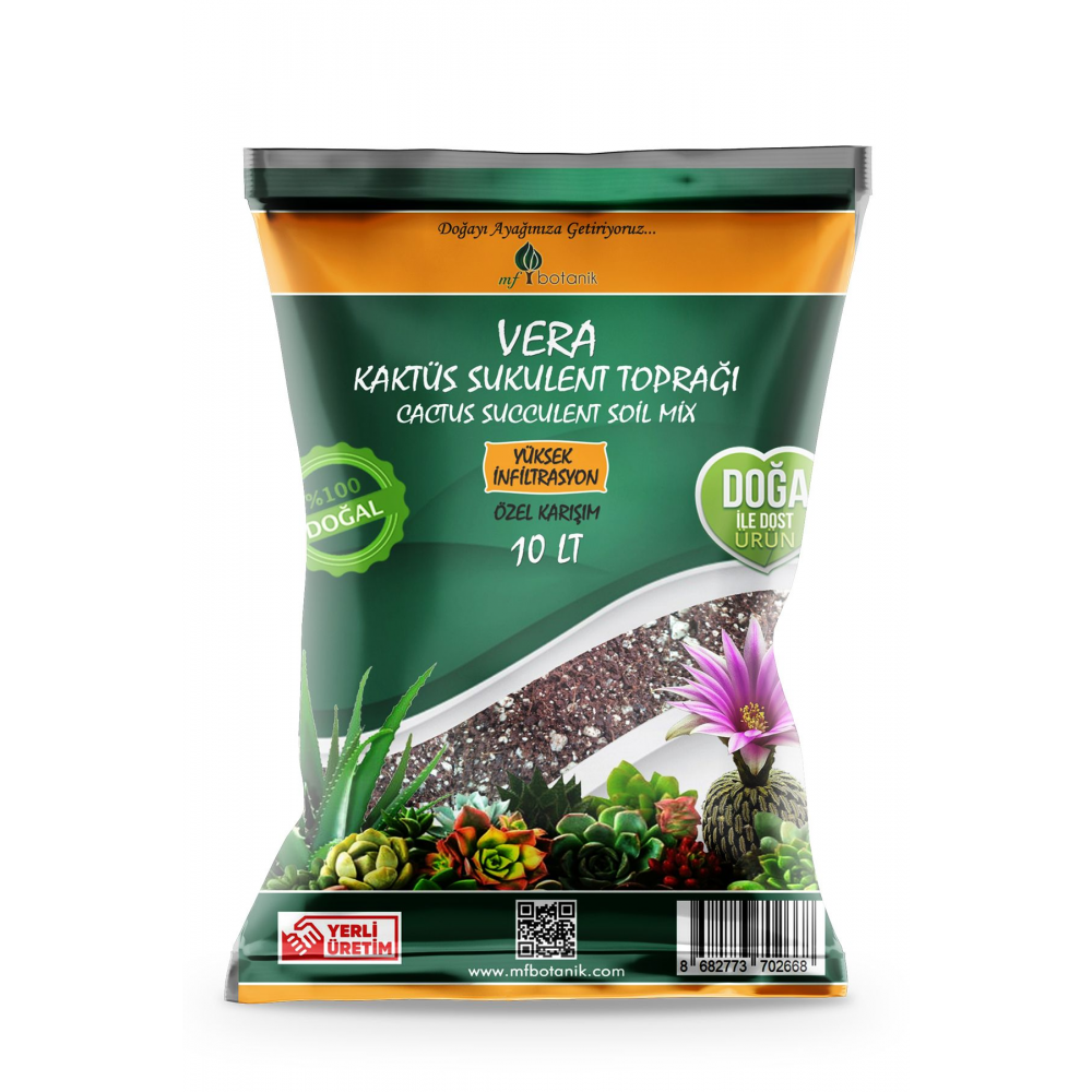 Kaktüs Sukulent Toprağı 10 Litre - Teraryum İçin Uygun Toprak