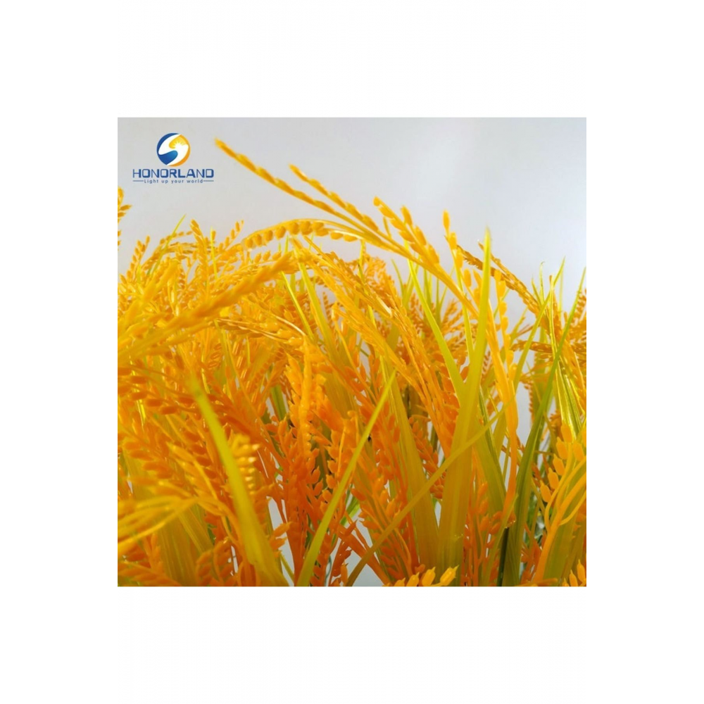 2'li Set RC-2303 Havuz Kenarı Solar Güneş Enerjili Yapay Buğday Başağı Çiçek Dekoratif Led Işık