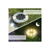 4 Adet Solar Güneş Enerjili 8 Ledli Kazıklı Çim Zemin Bahçe Aydınlatma 3 W Gün Işığı