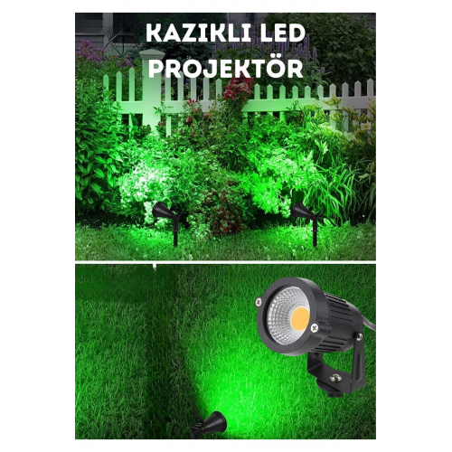 Yeşil Renk Havuz Aydınlatma Işığı, Bahçe Havuz Duvar Aydınlatma Led Projektör Su Geçirmez