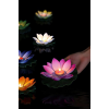 Nilüfer Çiçek Su Feneri T-ligth Mum Su Üzerinde Duran 18 Yaprak 8 Saat Yanan 16 X 16 cm