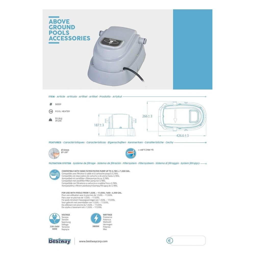 Havuz Isıtıcı Elektirikli