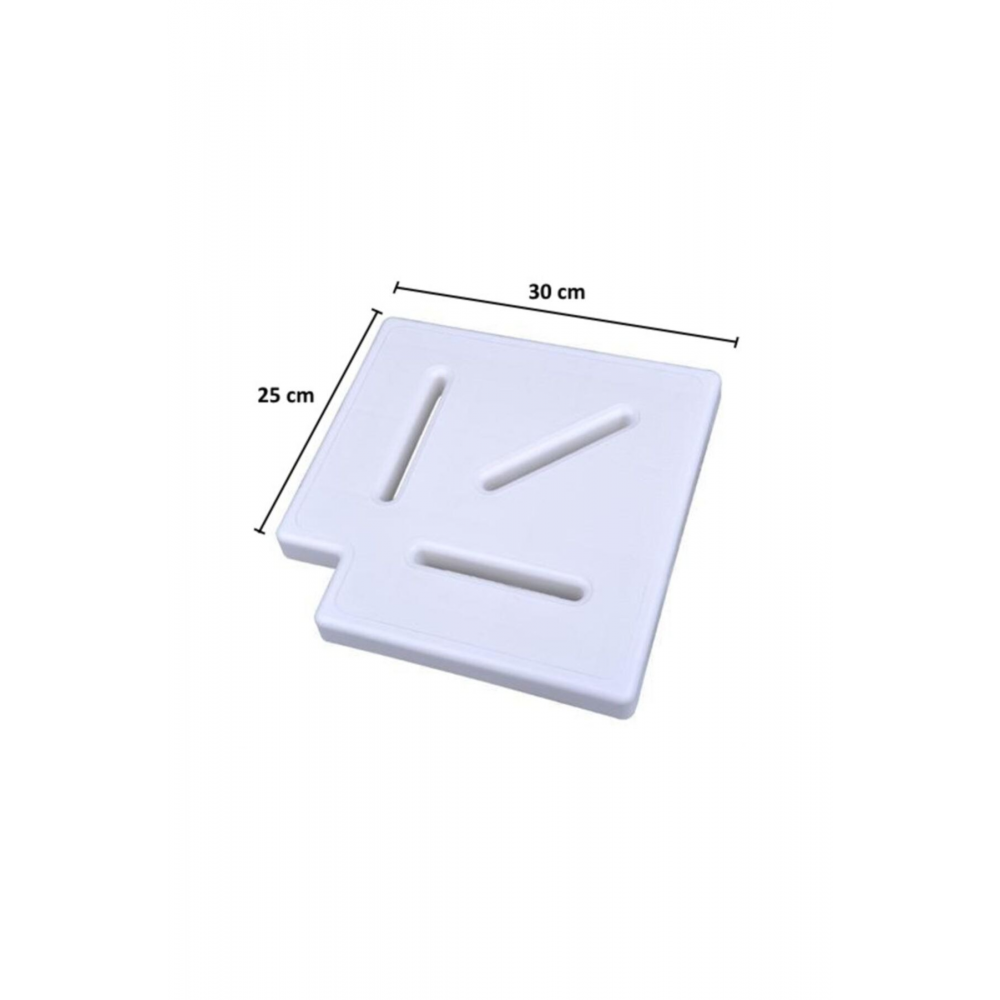 25 Cm Havuz Kenar Taşma Izgarası Köşe Parçası 90°