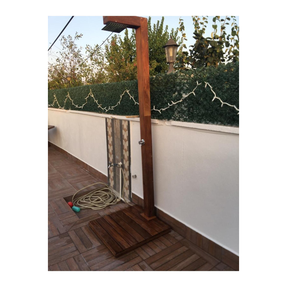 Iroko Havuz Duş Seti 70x70cm Paslanmaz.