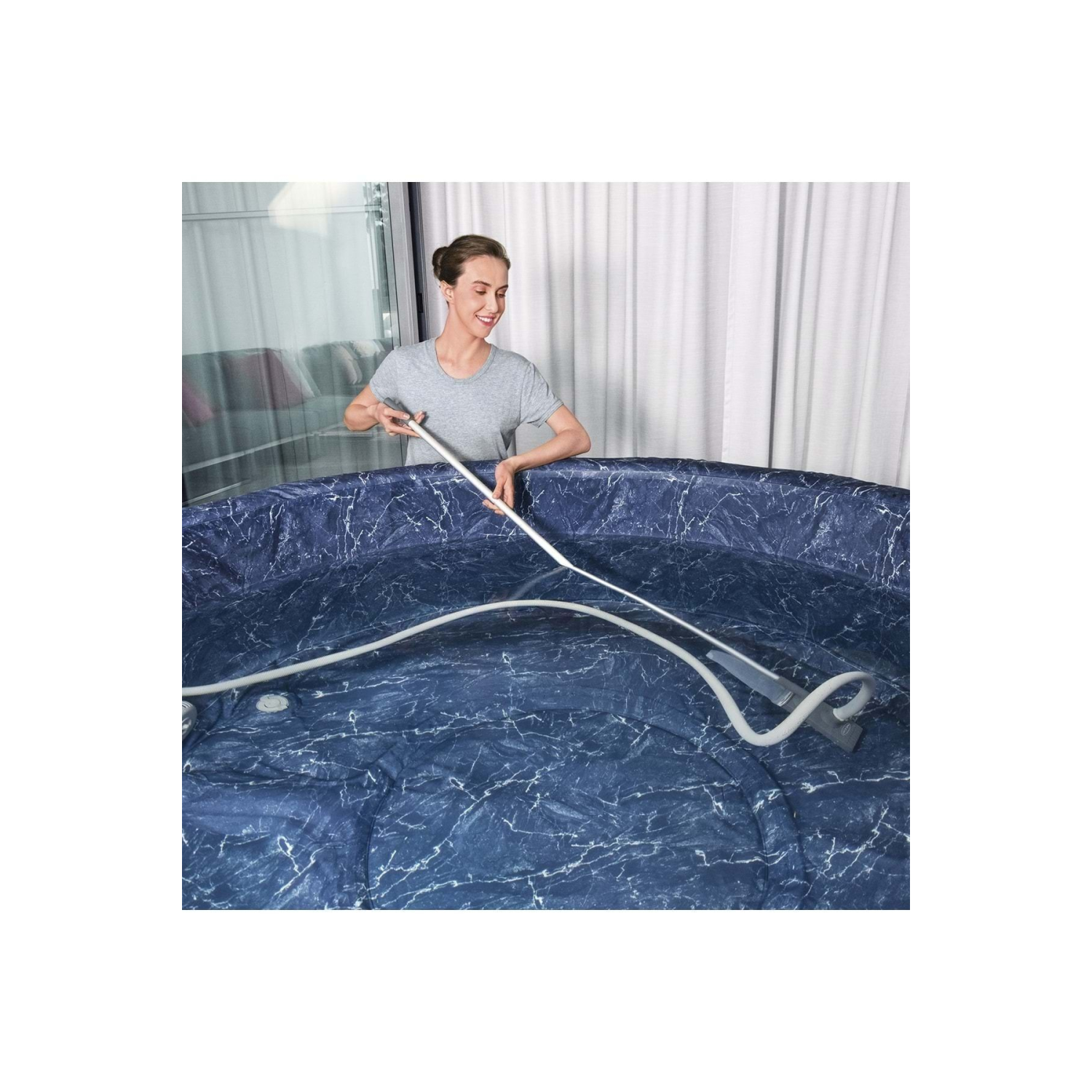 Lazy Spa Vakumlu Dip Temizlik Süpürgesi 60323