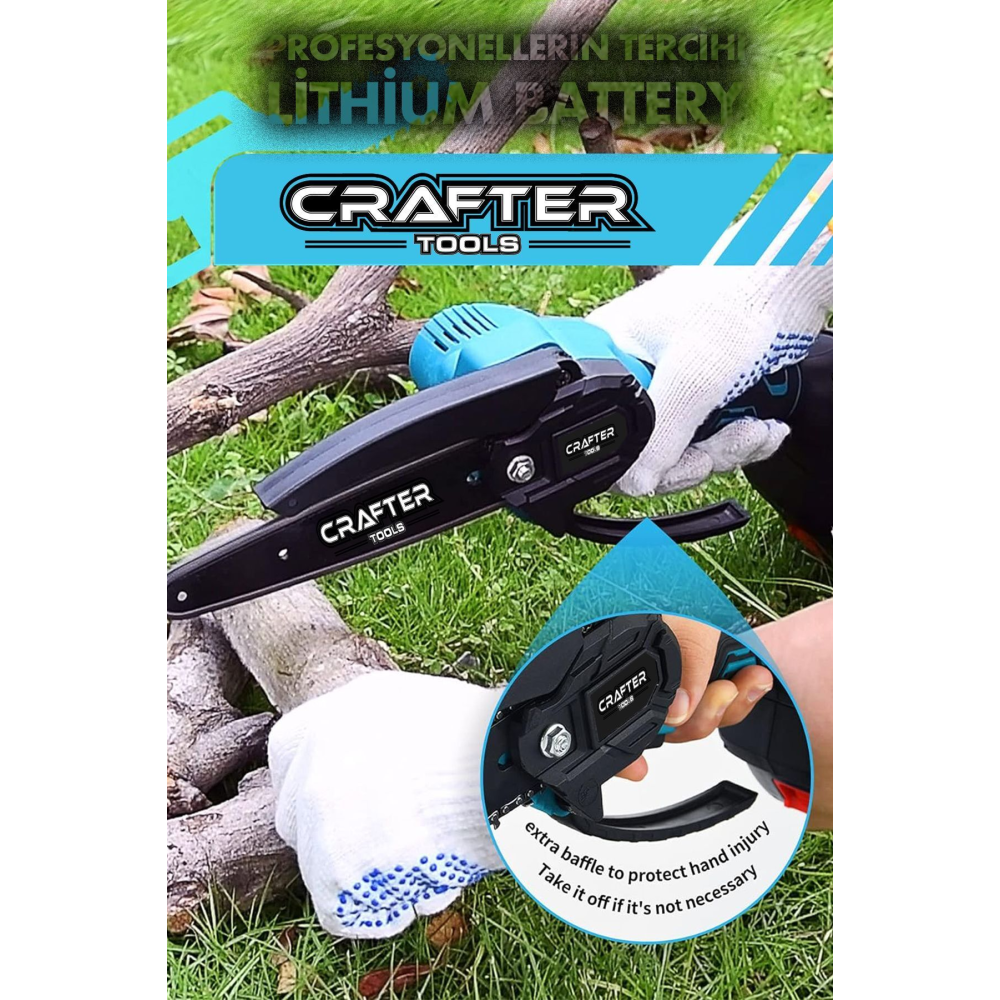 Germany Dal Budama Makinesi Çift Pala Çift Batarya Budama Testeresi