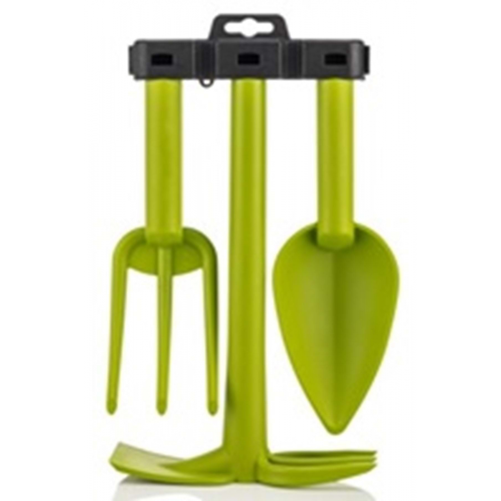 Firba Çalpa Gardener Set- Çapa- Kürek- Tırmık, Yosun Yeşili, With Aparat