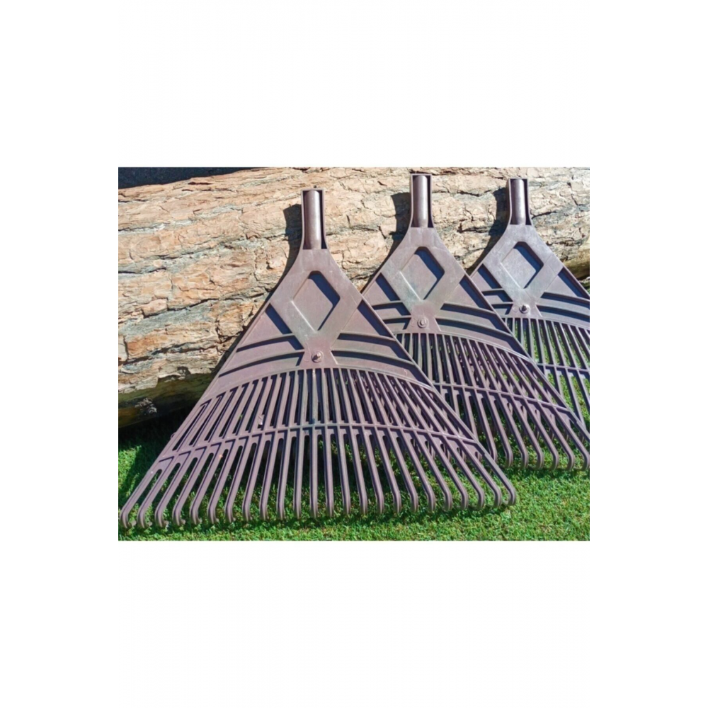 Tırmık 24 Diş Plastik Tırmık Yaprak Tırmık Çim Tırmığı Toplama Tırmığı Bahçe Tırmığı