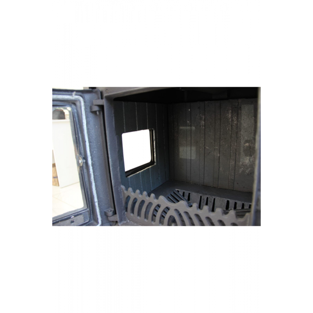 Isı Pro 2 Fırınlı Şömine 3 Tarafı Camlı