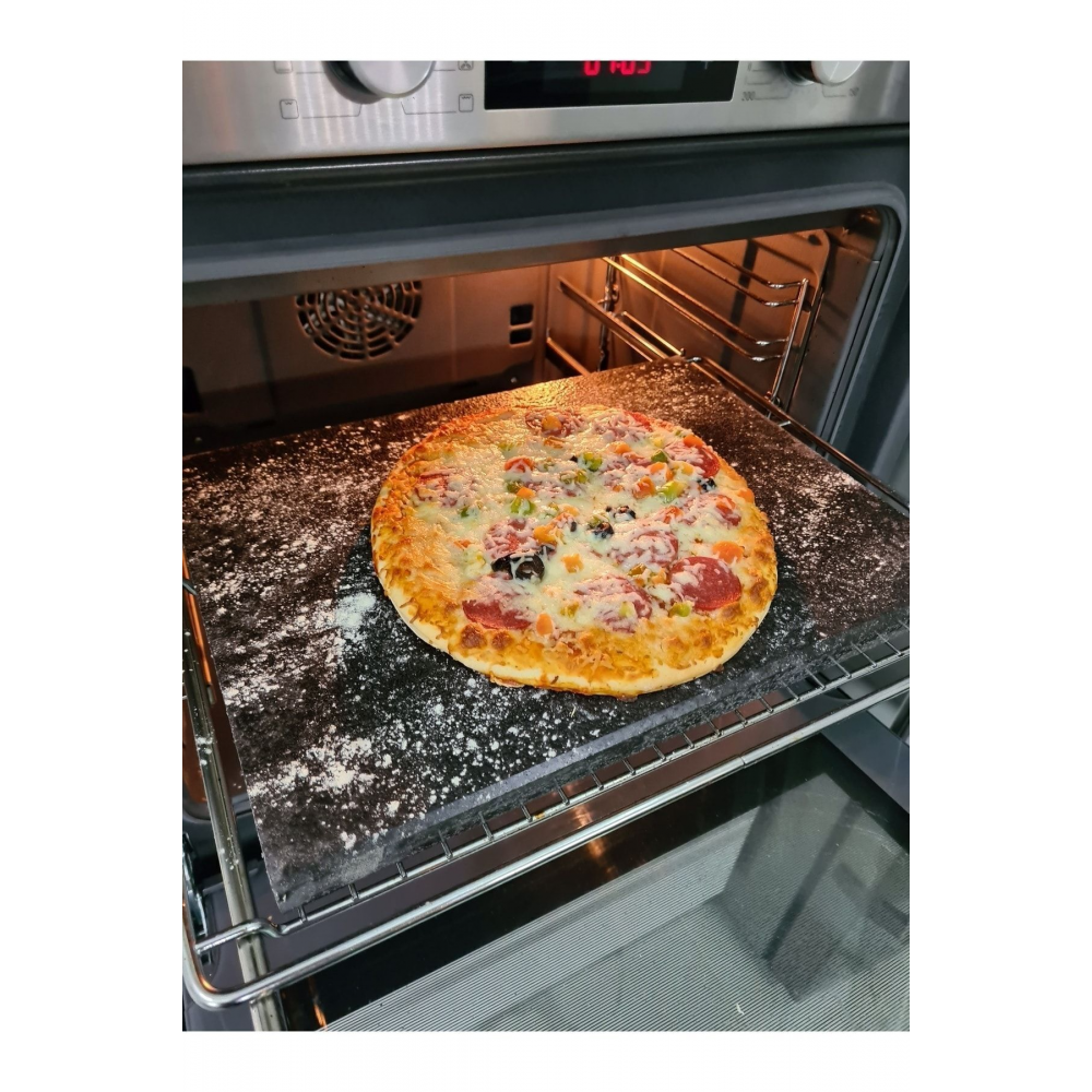 Mangal Taşı 30x40cm - Doğal Bazalt Taşı Mangal, Barbekü, Pişirme