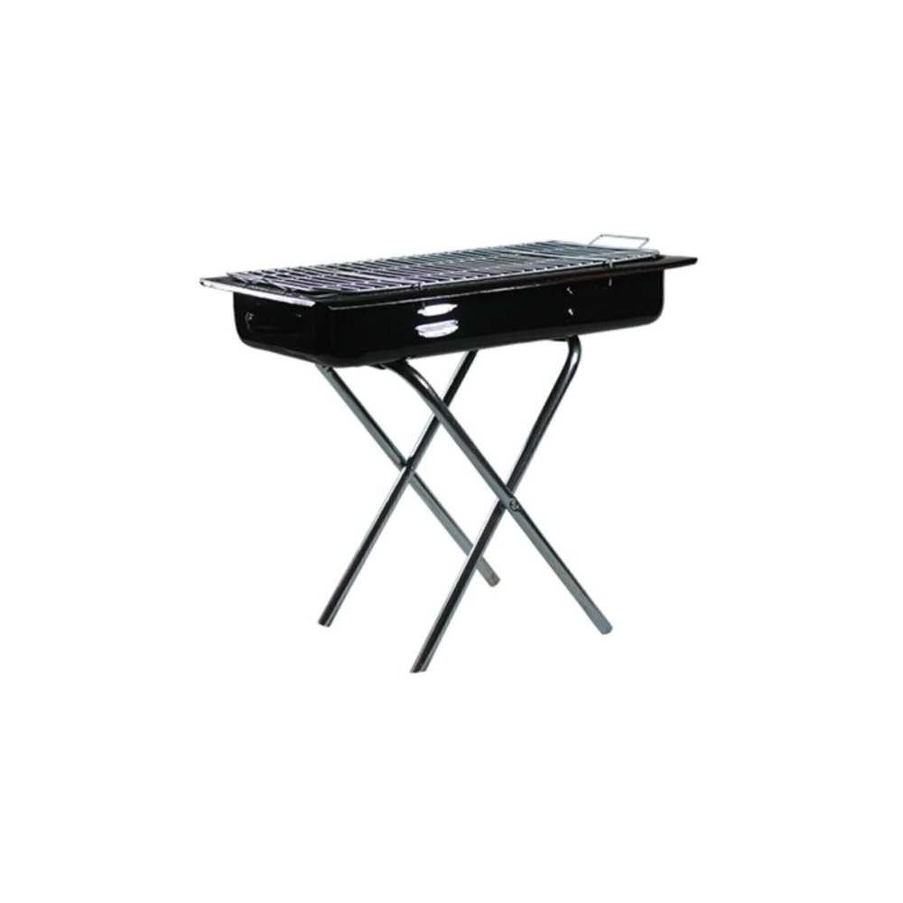 Seyyar Ayaklı Mangal Orta Boy Katlanır Mangal ( Yelpaze Hediyeli)