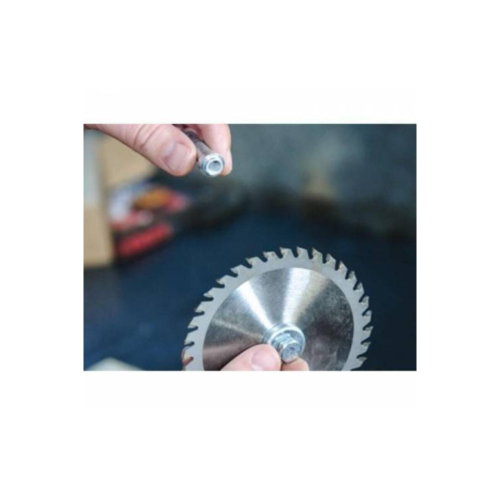 Daire Testere Bıçağı Ahşap Testeresi 115mm + Matkap Aparatı